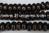 CBZ203 15.5 inches 6*10mm rondelle bronzite gemstone beads