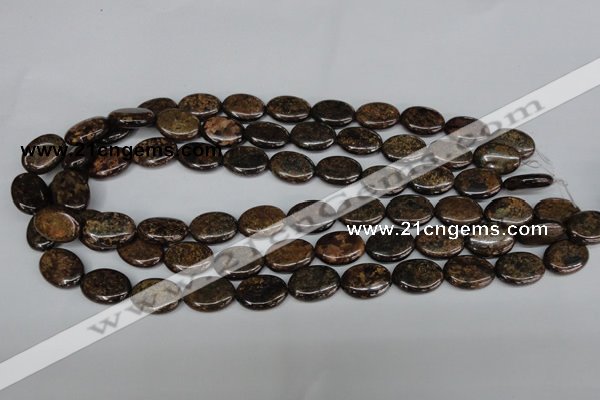 CBZ219 15.5 inches 13*18mm oval bronzite gemstone beads