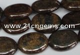 CBZ220 15.5 inches 15*20mm oval bronzite gemstone beads