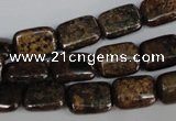 CBZ235 15.5 inches 10*14mm rectangle bronzite gemstone beads