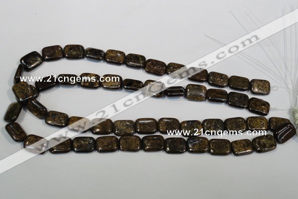 CBZ236 15.5 inches 12*16mm rectangle bronzite gemstone beads