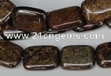 CBZ237 15.5 inches 13*18mm rectangle bronzite gemstone beads