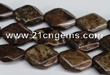 CBZ243 15.5 inches 13*18mm octagonal bronzite gemstone beads