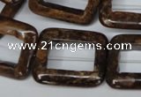 CBZ250 15.5 inches 25*30mm rectangle bronzite gemstone beads