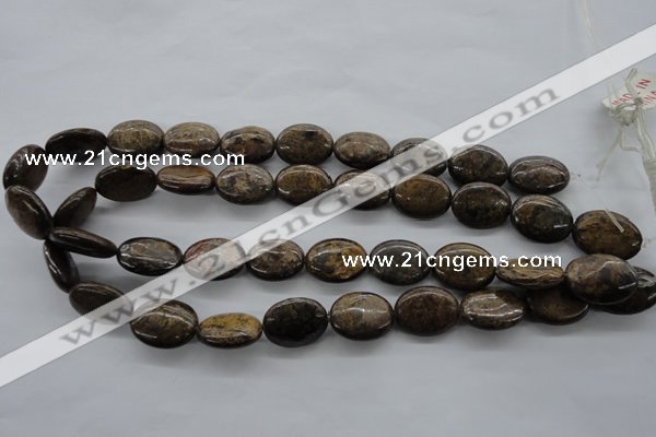 CBZ306 15.5 inches 15*20mm oval bronzite gemstone beads wholesale