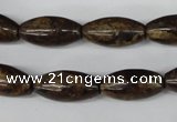 CBZ406 15.5 inches 10*20mm rice bronzite gemstone beads