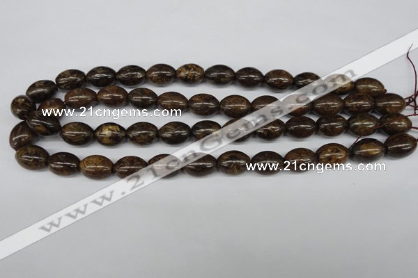 CBZ408 15.5 inches 12*16mm rice bronzite gemstone beads