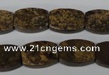 CBZ428 15.5 inches 13*18mm flat drum bronzite gemstone beads