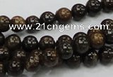 CBZ50 15.5 inches 8mm round bronzite gemstone beads wholesale