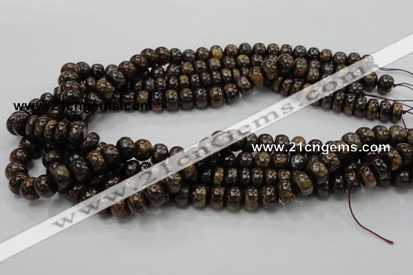 CBZ54 15.5 inches 7*10mm rondelle bronzite gemstone beads wholesale