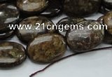 CBZ56 15.5 inches 13*18mm oval bronzite gemstone beads wholesale