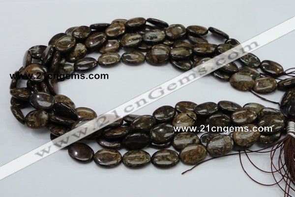 CBZ56 15.5 inches 13*18mm oval bronzite gemstone beads wholesale