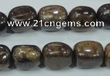 CBZ61 15.5 inches 12*15mm nugget bronzite gemstone beads