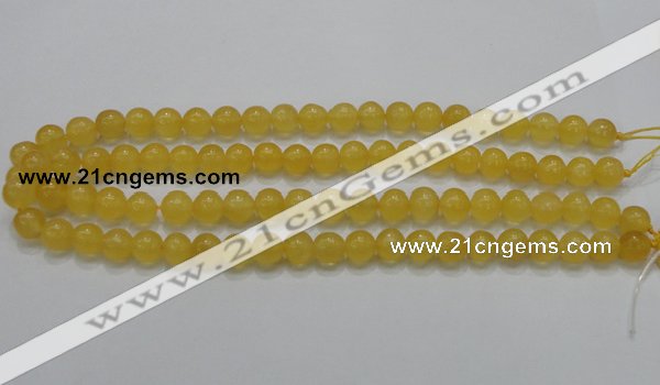 CCA05 15.5 inches 10mm round yellow calcite gemstone beads wholesale