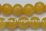 CCA15 15.5 inches 16mm round yellow calcite gemstone beads wholesale