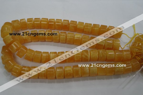 CCA19 15.5 inches 12*18mm rondelle calcite gemstone beads