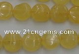 CCA28 15.5 inches 8mm flat round calcite gemstone beads wholesale