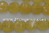 CCA28 15.5 inches 8mm flat round calcite gemstone beads wholesale