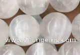 CCA364 15.5 inches 12mm round white calcite gemstone beads