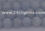 CCA406 15.5 inches 8mm round blue calcite gemstone beads