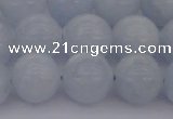 CCA408 15.5 inches 12mm round blue calcite gemstone beads