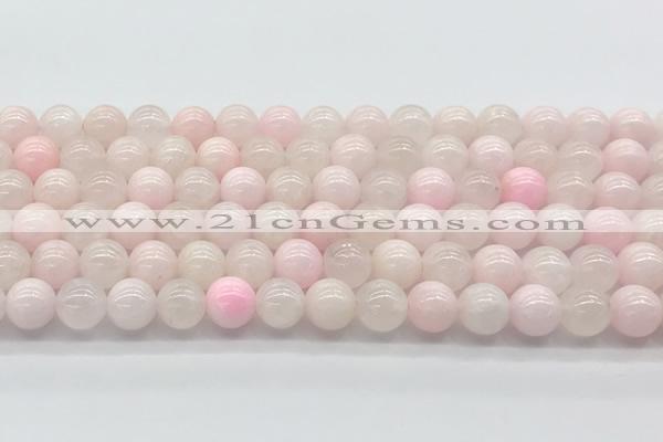 CCA521 15.5 inches 8mm round pink calcite gemstone beads