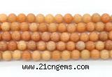 CCA571 15 inches 8mm round peach calcite gemstone beads