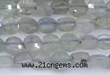 CCB1138 15 inches 4mm faceted coin sapphire beads