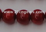 CCB129 15.5 inches 11mm round red coral beads strand wholesale