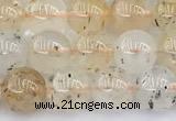 CCB1551 15 inches 8mm round mica quartz beads