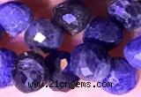 CCB1649 15 inches 6mm faceted teardrop sodalite beads