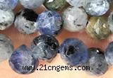 CCB1652 15 inches 6mm faceted teardrop kyanite beads