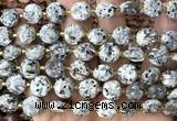 CCB2158 15 inches 10mm faceted coin yooperlite flame jasper beads