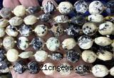 CCB2370 15 inches 12mm faceted coin African turquoise beads