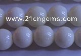 CCB303 15.5 inches 9mm round white coral beads wholesale