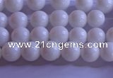 CCB400 15.5 inches 4mm round white tridacna beads wholesale