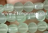 CCB513 15.5 inches 4mm coin green aventurine beads wholesale