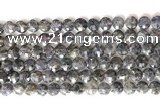 CCB772 15.5 inches 8mm faceted coin iolite gemstone beads