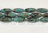 CCB784 15.5 inches 15*38mm - 16*40mm rice ocean agate beads