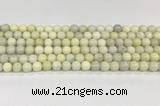 CCB829 15.5 inches 8mm round ivory jasper gemstone beads wholesale