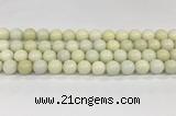 CCB831 15.5 inches 12mm round ivory jasper gemstone beads wholesale