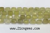 CCB895 11*15mm-12*16mm faceted cuboid quartz beads wholesale