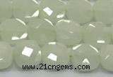 CCB904 15.5 inches 8*8mm faceted square luminous beads