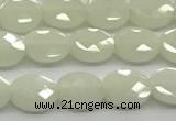 CCB919 15.5 inches 6*8mm faceted oval luminous beads