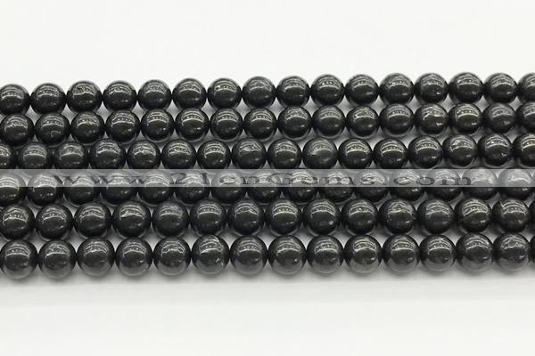 CCB966 15 inches 8mm round shungite gemstone beads wholesale
