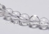 CCC02 15 inches 8mm round white crystal beads Wholesale