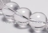 CCC05 15 inches 16mm round white crystal beads Wholesale