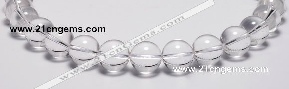 CCC05 15 inches 16mm round white crystal beads Wholesale