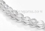 CCC06 15.5 inches 6mm round white crystal beads Wholesale