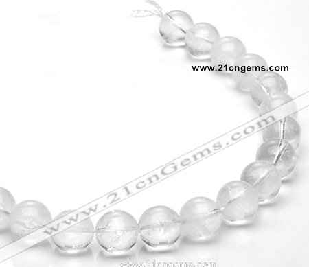 CCC10 15.5 inches 16mm round white crystal beads Wholesale